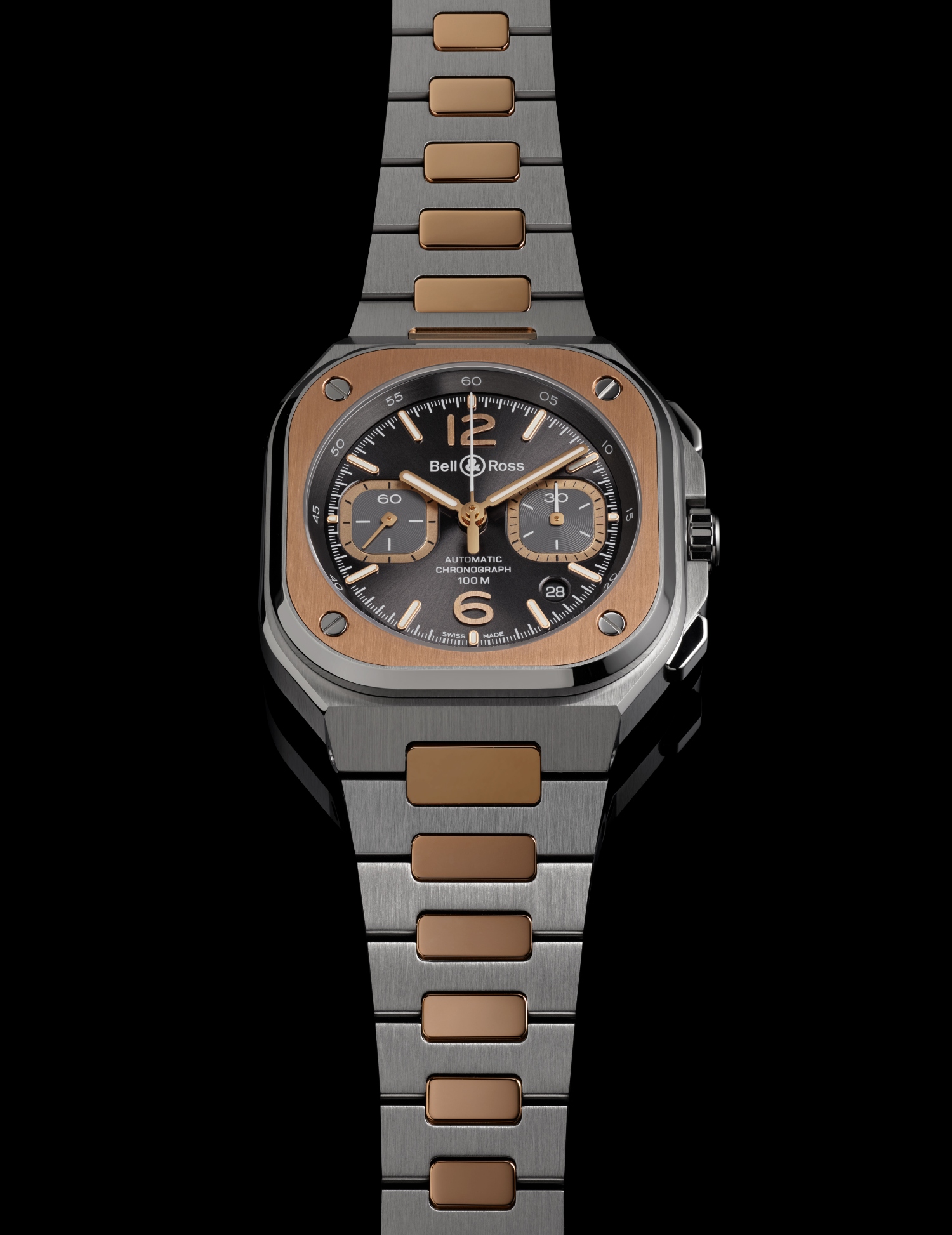 Bell & Ross' BR 05 Chrono Grey Steel and Gold