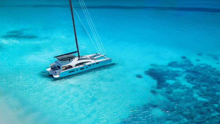 Construction is in progress on a 32-meter catamaran project featuring an “innovative” regeneration system.