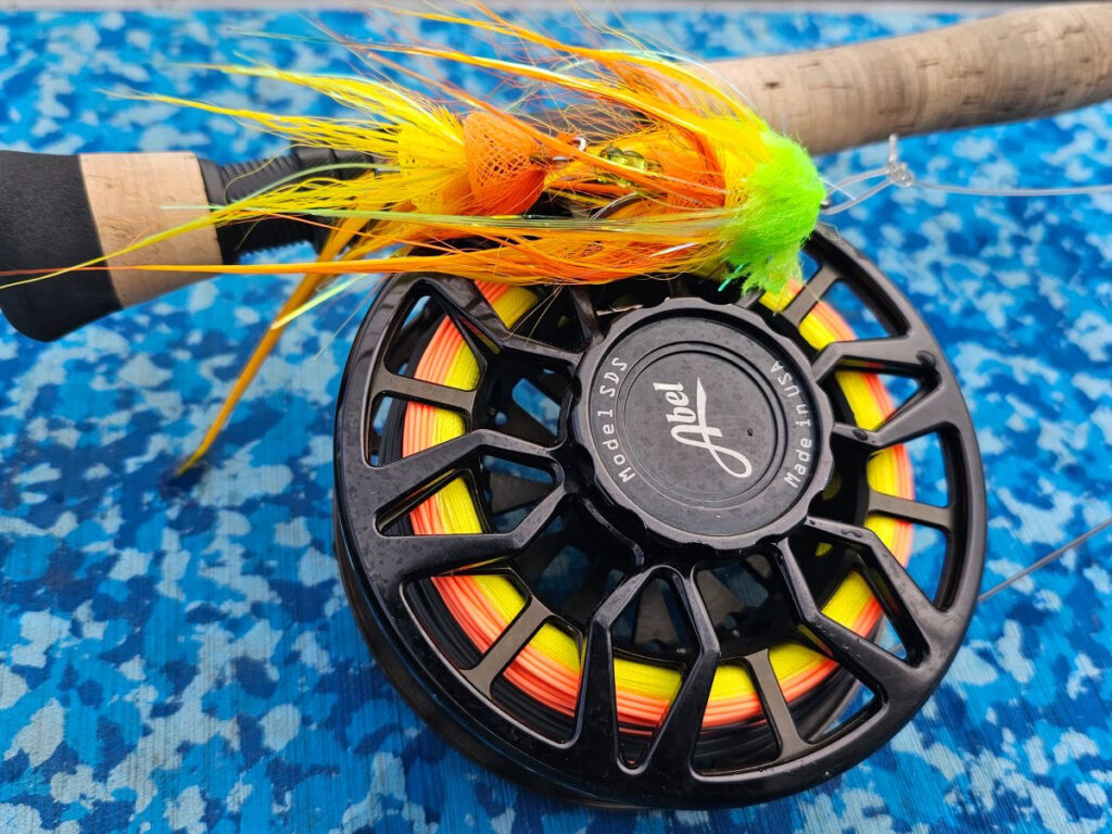 Fly fishing tackle for muskies