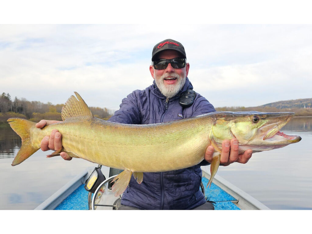 Catching a musky in Maine