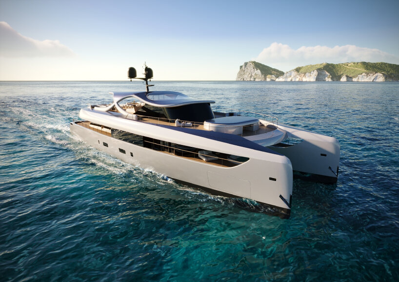 Yves Béhar designs Solsea, the recent Rossinavi hybrid-electric catamaran superyacht