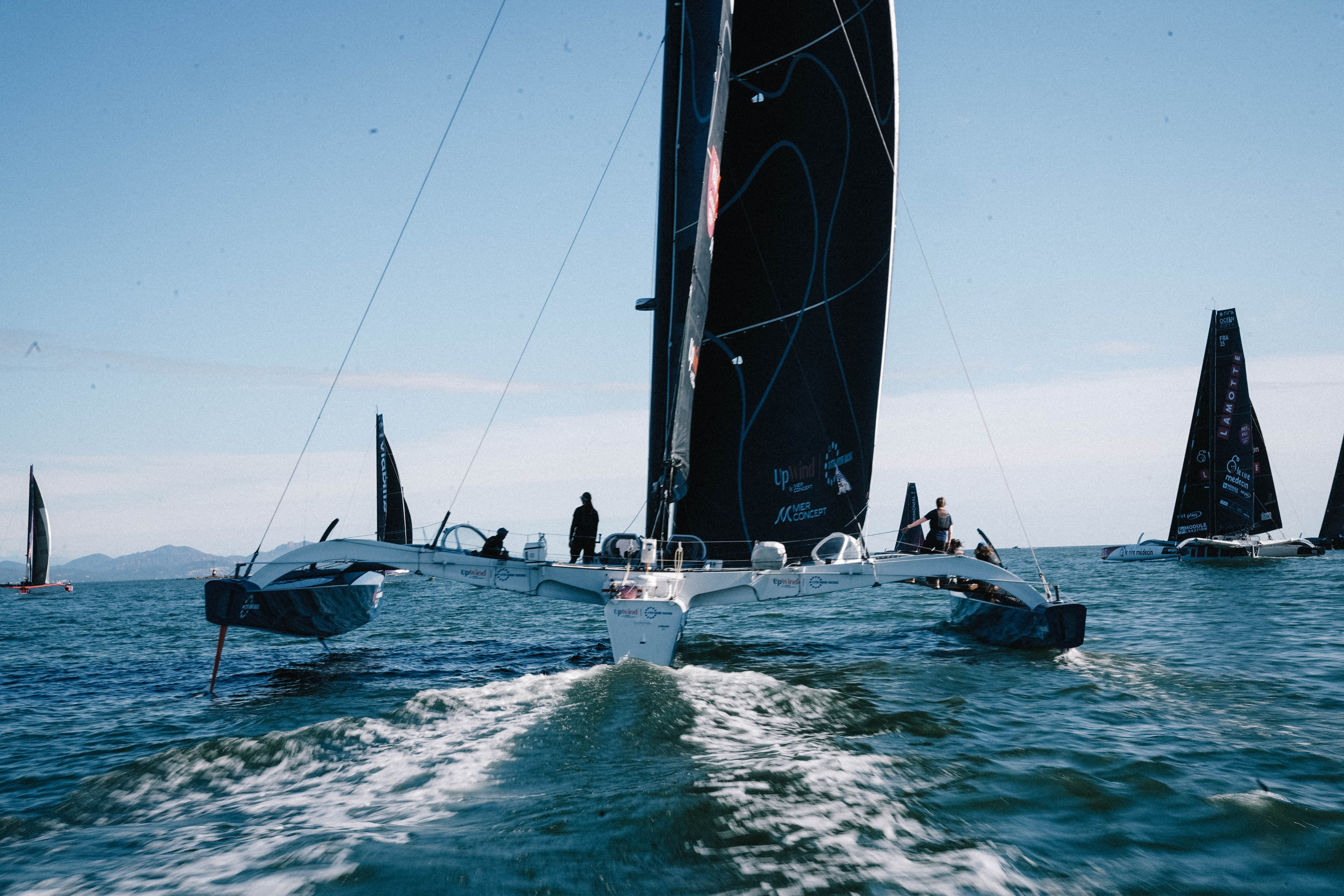 The Ocean Fifty UpWind by MerConcept during the Act 5 in Sainte-Maxime