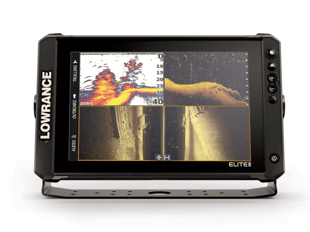 Lowrance Elite FS 10- and 12-inch touchscreen models